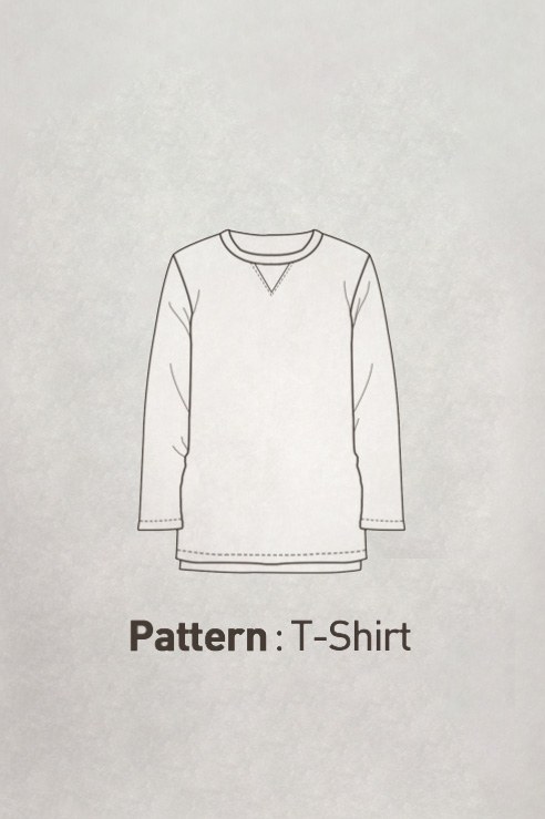 T-shirts Pattern CTV-087(Adult)