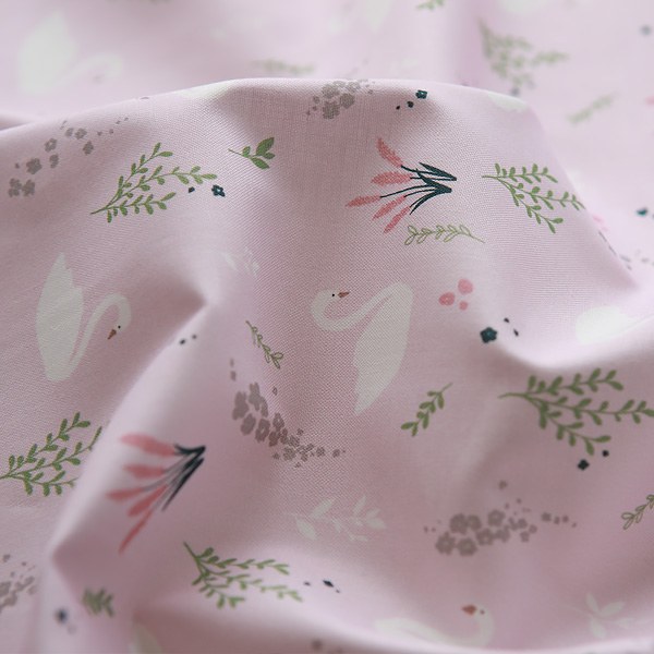Cotton sheeting -Swan Lake Pink(44")