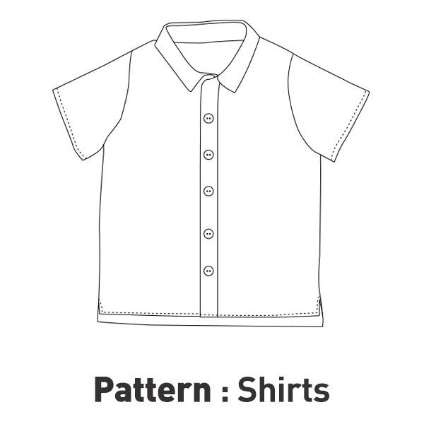 Children Pattern -Basic Short-sleeve Shirt CTV-004