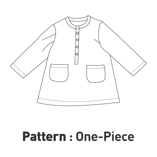 China collar Dress Pattern CTV-010(Child)