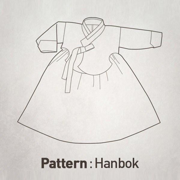 Girl's Hanbok Set Pattern CTV-042(Child)