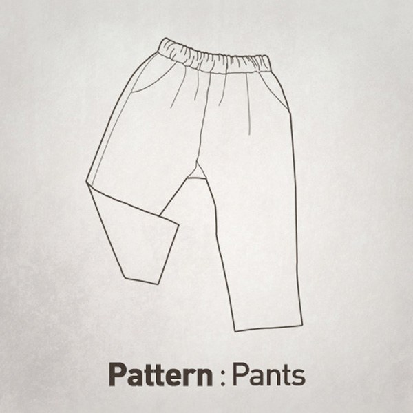 Children Pattern -Wrinkles Exhaust Pants CTV-061