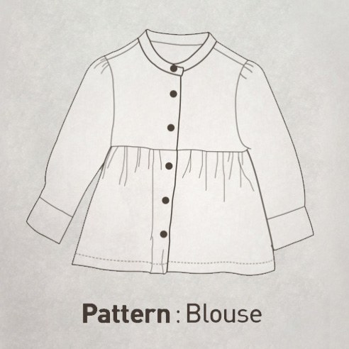 Children's Pattern -China Freel Blouse CTV-063