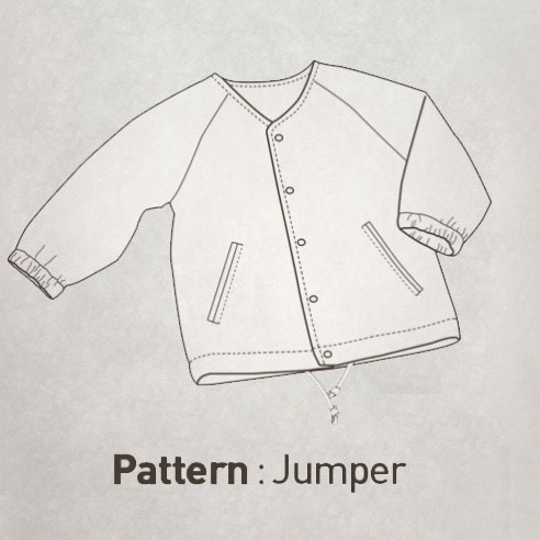 Children's Pattern - Raglan Jumper CTV-076