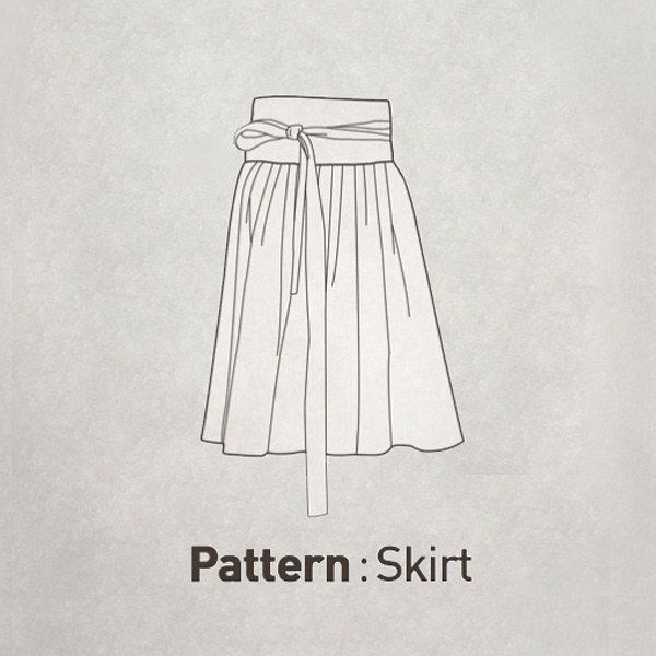 Skirt Pattern CTV-074(Adult)
