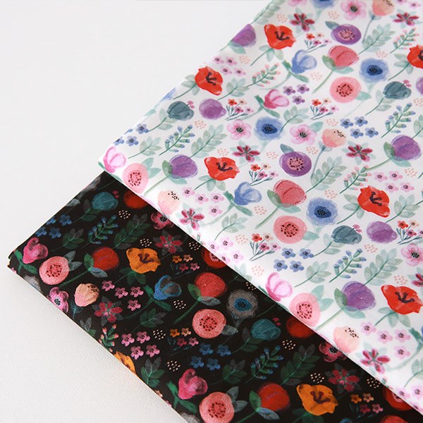 Cotton sheeting-Blooming Boutique, 2colors(44")