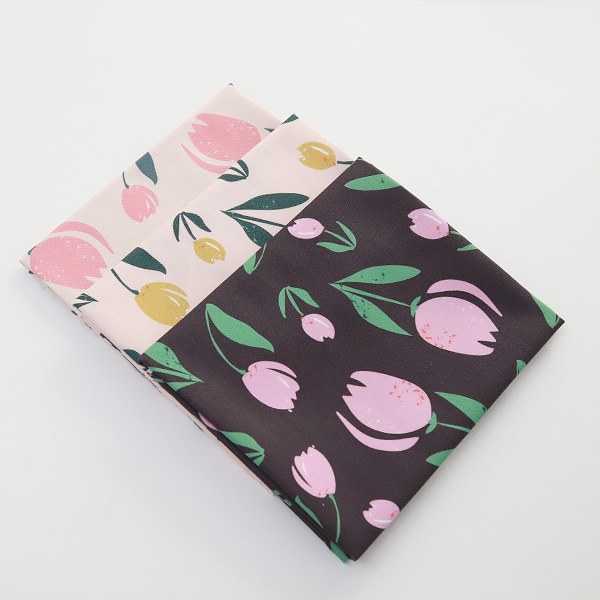 Cotton sheeting-Bell Flower Tulip, 3colors(44")
