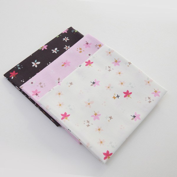 Cotton sheeting-Bell Flower Cherry Blossom, 3colors(44")
