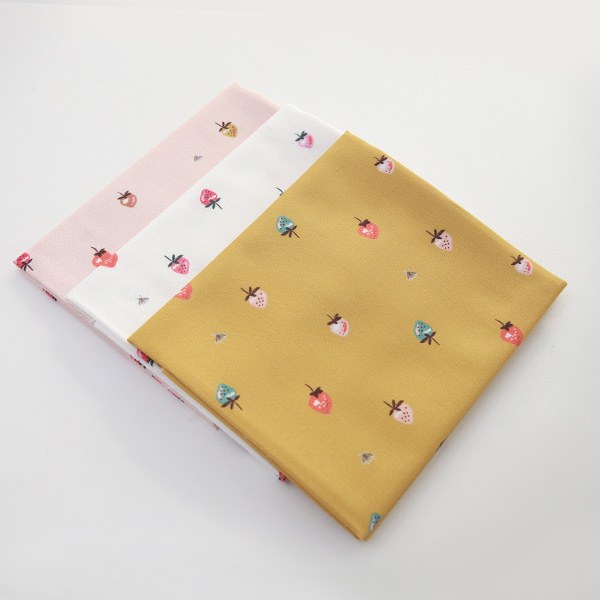 Cotton sheeting-Bell Flower Little Berry, 3colors(44")