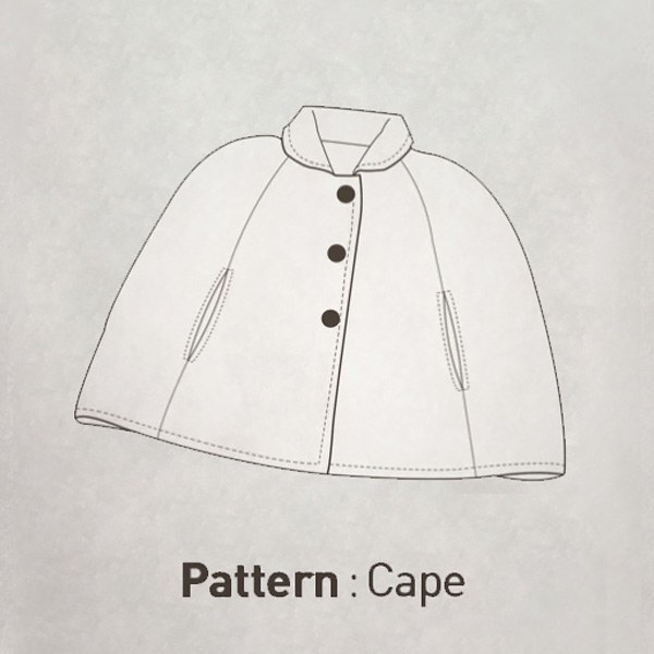 Children's Pattern - woolen cala cape CTV-052