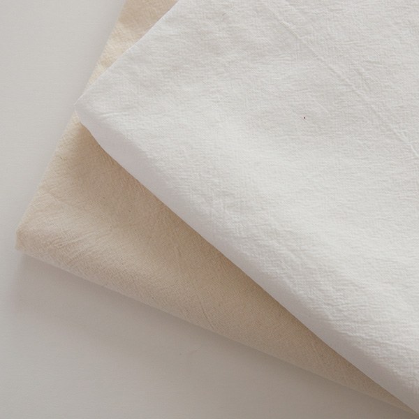 Washed Raw Fabric-Bodre-20 Cotton, 2colors(57") 