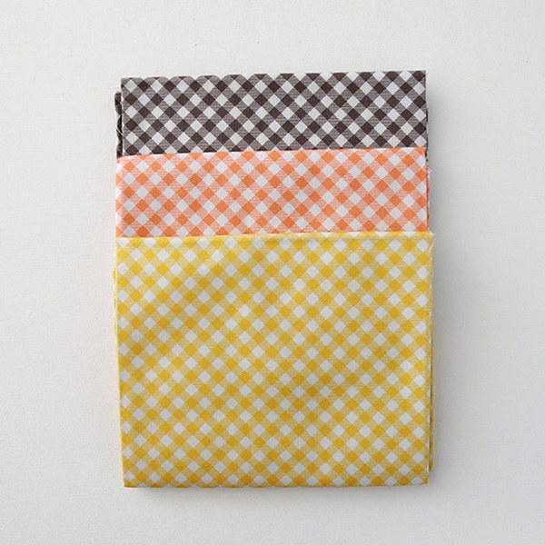 Cotton sheeting-Baba check, 3colors(44")