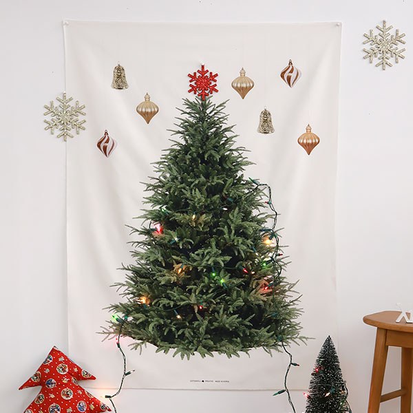 Cotton Oxford-Hanging Ornament Tree(44")