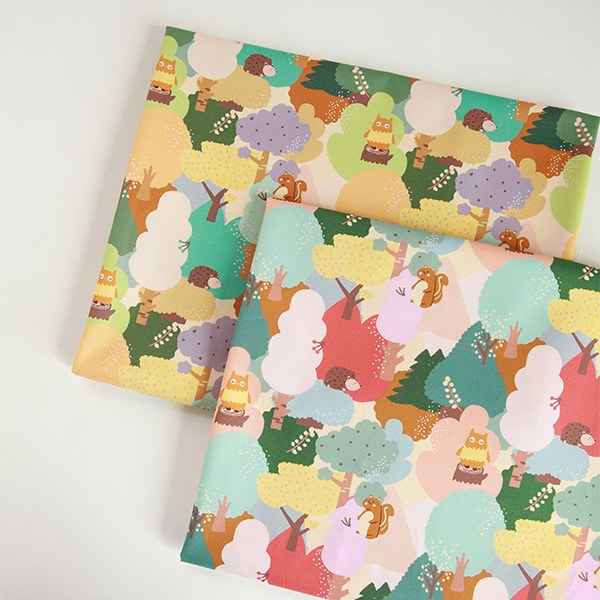 Cotton sheeting-Animal Dream, 2colors(44")