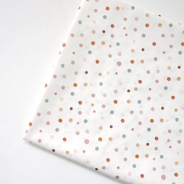 Organic Cotton sheeting-Bonbon Dot(44")