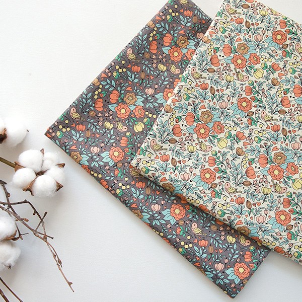Cotton sheeting-Marigold, 2colors(44")
