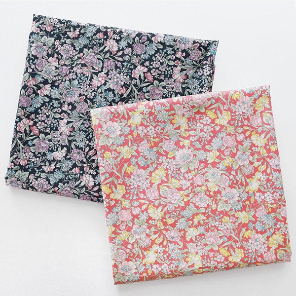 30s wide cotton fabric-Peony, 2colors(58")