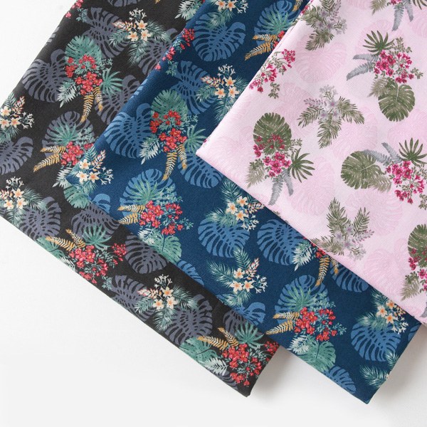 30s wide cotton fabric-Hawaiian Cocktail, 3colors(58")