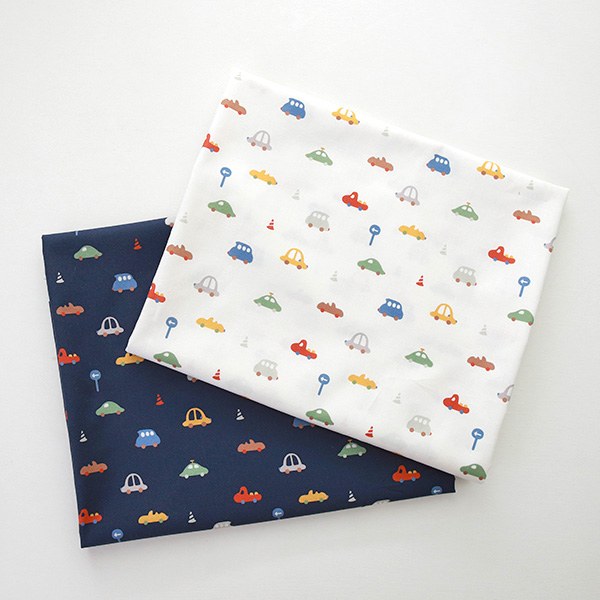 Organic cotton sheeting-Little Bang Bang, 2colors(44")