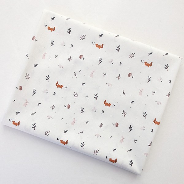 Organic cotton sheeting-Bebe Petit(44")