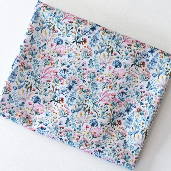20s Cotton Fabric - Whispers of Wildflowers