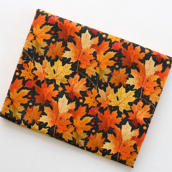 20s Cotton Fabric - The Sound of Falling Leaves